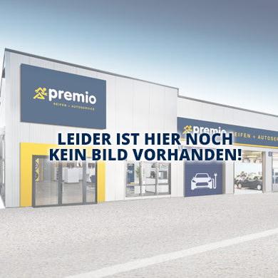 Boudouasel GmbH Premio Filiale mit Außenwerbung